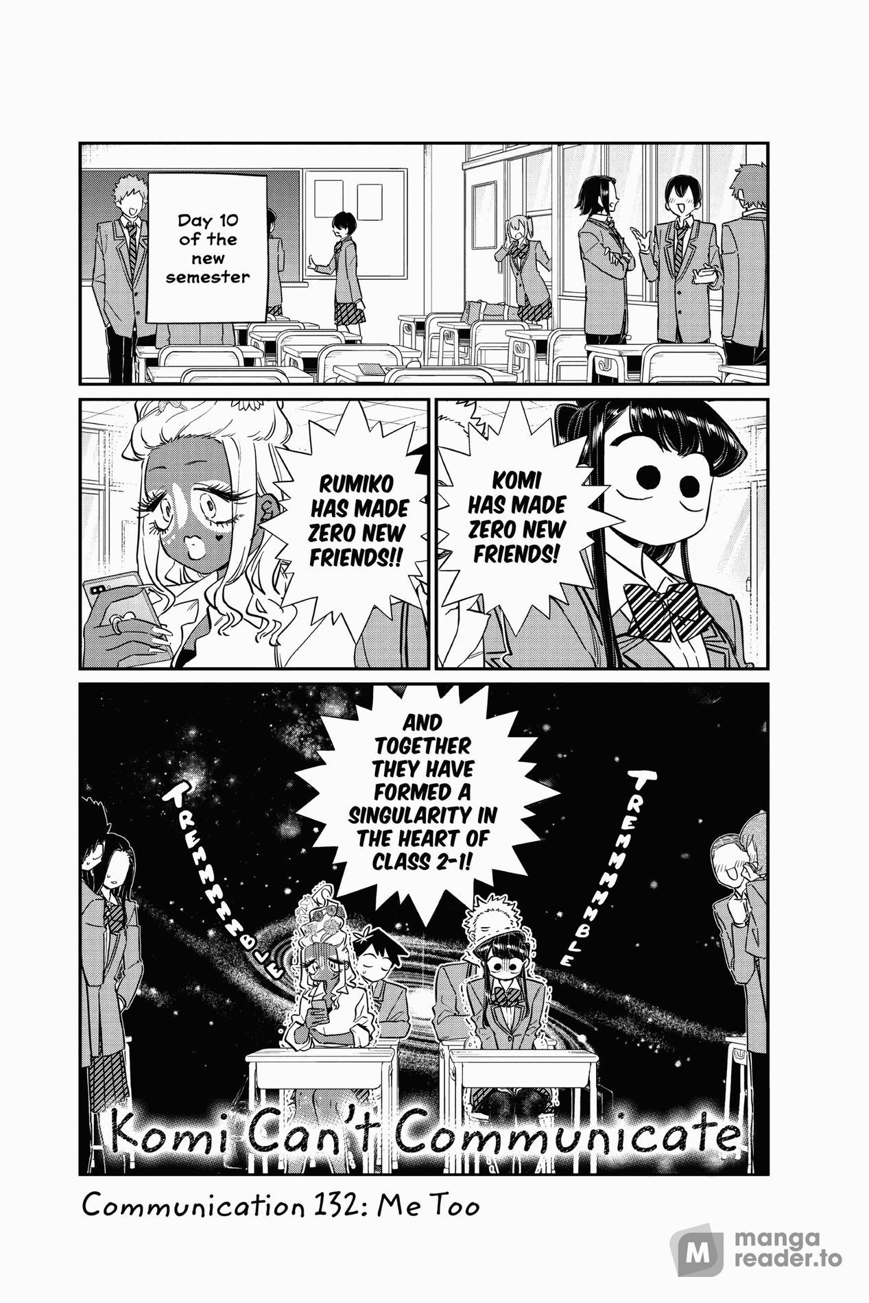 Komi Can’t Communicate, Chapter 132 image 01